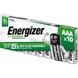 thumbnail of Energizer AAA Wiederaufladbare Batterien Power Plus HR03 700 mAh NiMH 1,2 V, 10 Stück