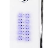 thumbnail of vidaXL Douchepaneel 20x44x130 cm aluminium wit