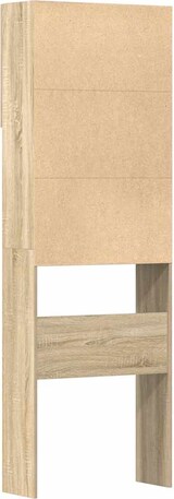 thumbnail of vidaXL Waschmaschinenregal Sonoma-Eiche 64x24x190 cm Holzwerkstoff
