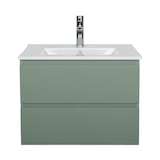 thumbnail of Meuble simple vasque SORRENTO vert 60 cm