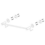 thumbnail of Aloni Handtuchhalter 57 cm Kupfer gebürstet