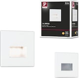 thumbnail of Paulmann LED Wandeinbauleuchte Edge Quadro  eckig 80x80mm  1,2W 50lm 230V  2700K Weiß matt 93093