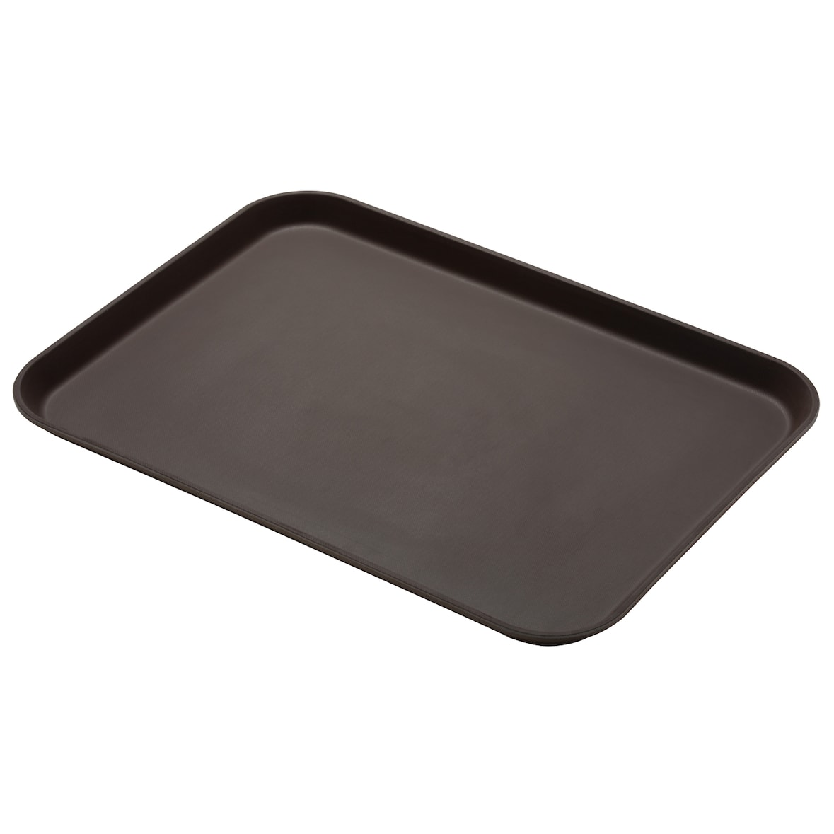 CAMBRO - 1826CT-138/6 - PACK 6 UDES - Bandeja CAMTREAD FIBRA DE VIDRIO rectangular con superficie ANTIDESLIZANTE/perfil alto - 45x65 cm - Marrón
