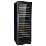 thumbnail of Weinkühlschrank VINCOOL für 154 Flaschen | 1x Glastür + LED & 2x Zone | 379 Ltr, HxBxT 172x59,5x71cm | +5/+20°C | Schwarz | + CHEFGASTRO Geschirrtuch