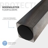 thumbnail of ML-Design 4er Set Tischbeine 30 cm Dunkelgrau, Stahl, Industrial Design, I-Form 8×8 cm, 96° Neigung, Möbelbeine für Couchtisch Sitzbank
