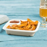 thumbnail of greenbox - Dip-Teller aus Zuckerrohr 16,5 x 19 cm, rechteckig, 500 St.