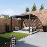 thumbnail of Weide Classic | Pergola Aluminium freistehend | 3 x 3,6 M | Lamellendach anthrazit