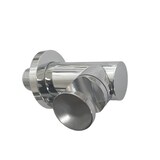 thumbnail of Supporto per doccia con presa acqua integrata, stile tondo in ottone pesante