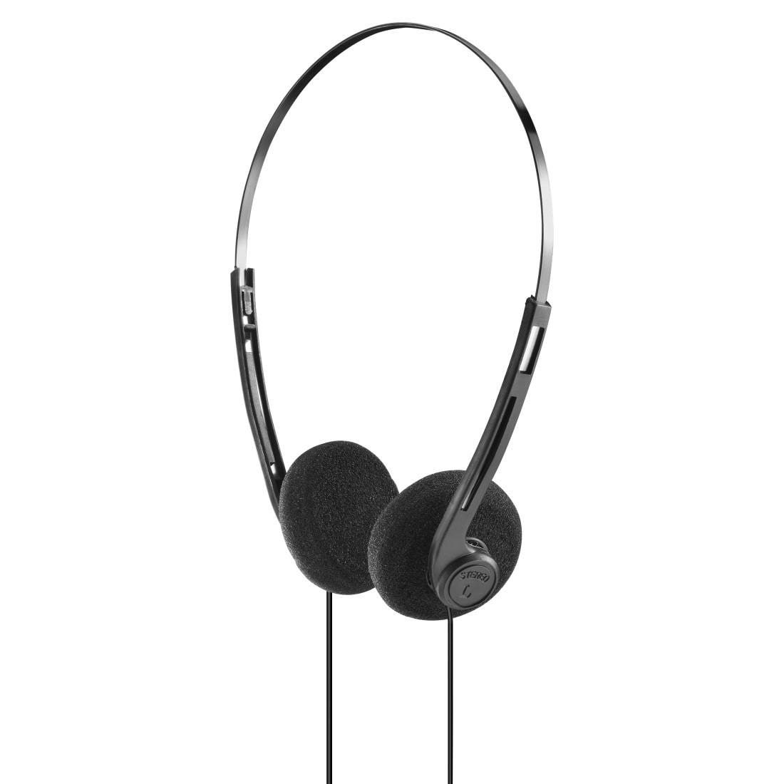 Hama Slight II On-Ear Kopfhörer, Schwarz, verstellbar