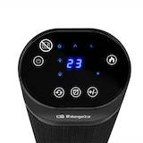 thumbnail of Aquecedor em torre de cerâmica Orbegozo efeito fogo real CR 5039, função oscilante, controlo remoto, 3 posições de funcionamento, 2000 W