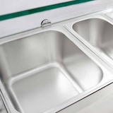 thumbnail of vaiotec gekoelde opzetvitrine met glasafdekking 5xGN1/4, 1200 x 335 mm