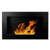 thumbnail of Camino a bioetanolo da parete o incasso PISA Nero L 65 x P 12 x H 40