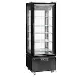 thumbnail of Congelador Expositor TEFCOLD UPD400-F | 4 Caras de Cristal | Puerta sin Marco | 650x650x1950 mm | Capacidad 248 L | Acabado Negro