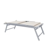 thumbnail of Lettino Prendisole Pieghevole Professionale in Alluminio e Tessuto Textilene Tettuccio Orientabile Parasole Sdraio Mare Spiaggia 182x60x38 cm Beige