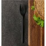 thumbnail of MONOUSO - Tenedor Reutilizable PP Negro 17,5cm (1.000 Uds)