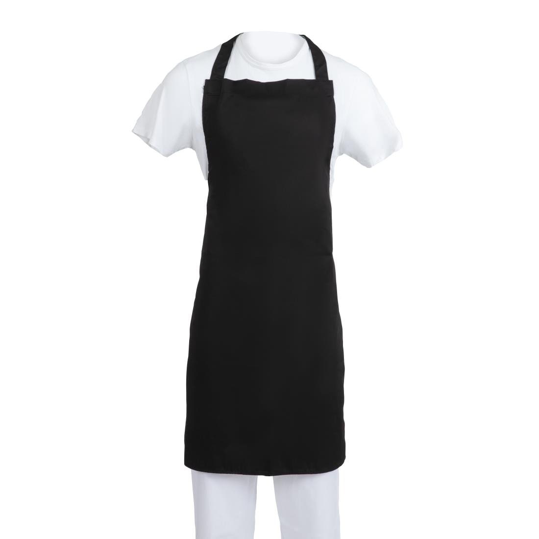 Whites schort polyester-katoen zwart XL