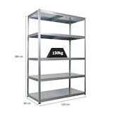 thumbnail of Schwerlastregal Steel Eagle | HxBxT 180x120x60cm | Fachlast 130kg | Verzinkt