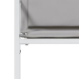 thumbnail of vidaXL Tuinstoelen 4 st met kussens staal en textileen wit