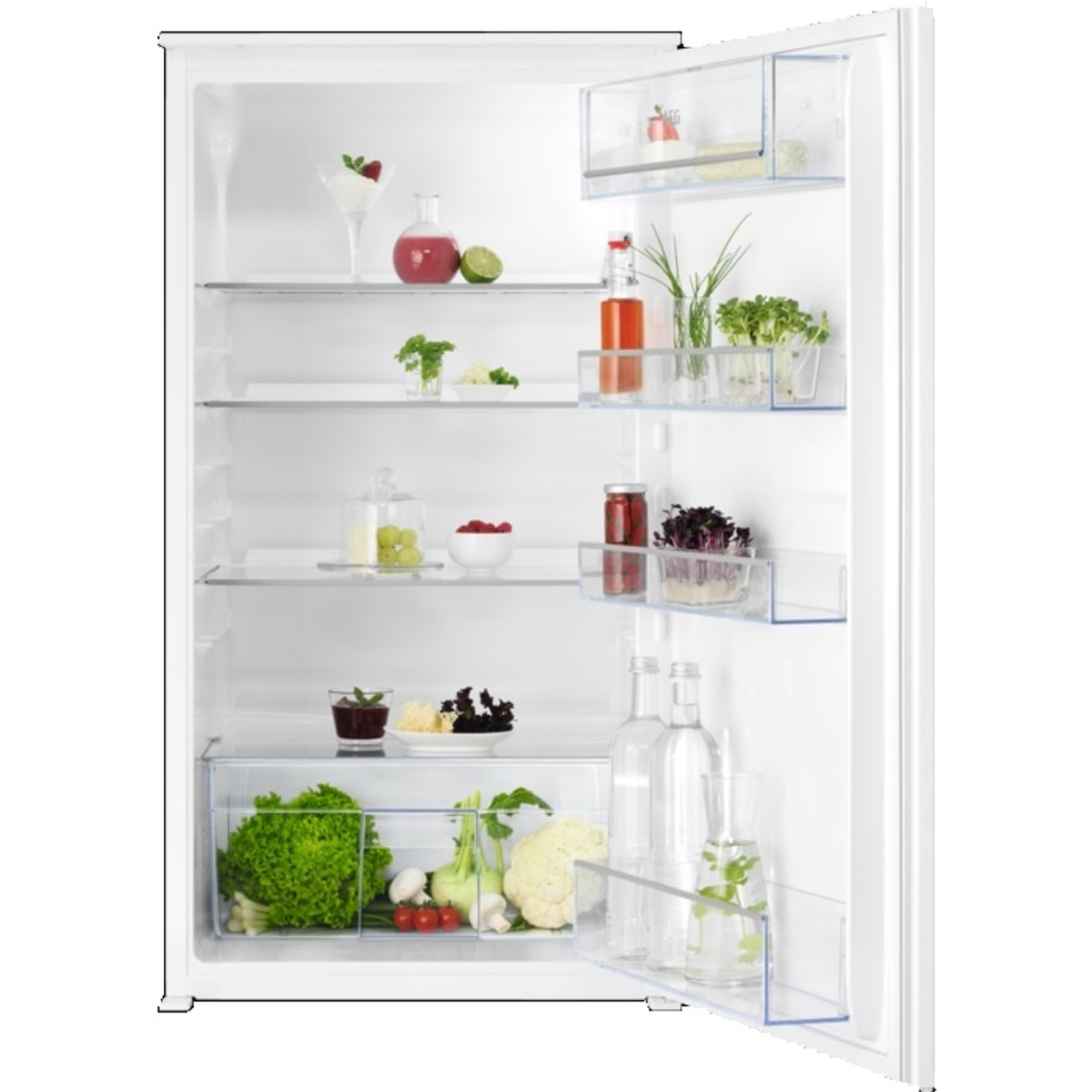 AEG NSK5O101ES Einbaukühlschrank / 1030 mm / 182 L / Schlepptür