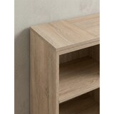 thumbnail of Schreibtisch mit Regal `Brenta`: Spanplatten, variable Regalhöhen. Beige, 120x53x120 cm | Kadima Design