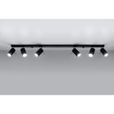 thumbnail of Projetor de teto ETNA metal preto 6x GU10 max. 40W | LE70393