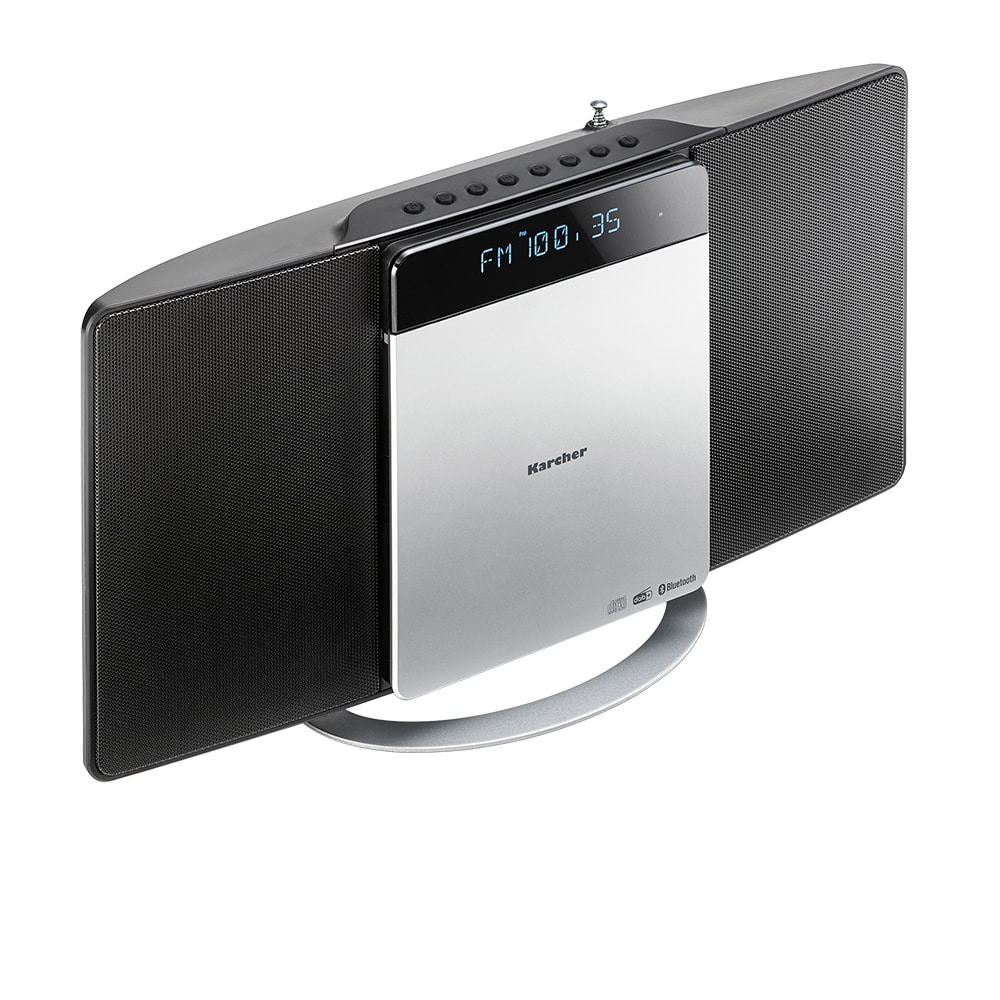 Karcher MC 6580D Kompaktanlage (DAB+ Radio, CD Player, Bluetooth, MP3-Wiedergabe via USB) schwarz