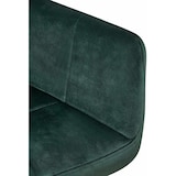thumbnail of Cadeira de visitante Emia veludo/verde