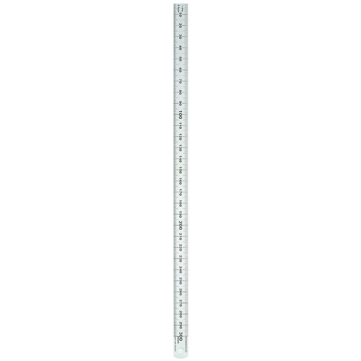 Lineal 323703 30cm Edelstahl silber