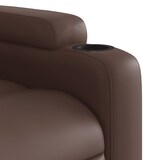 thumbnail of vidaXL Massagesessel mit Aufstehhilfe Braun Kunstleder