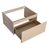 thumbnail of Meuble double caisson chêne et piètement sous vasque 120 cm WILL