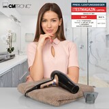 thumbnail of Clatronic HT3661 Secador de Pelo Profesional Iónico, 3 Niveles Temperatura, 2 Niveles Velocidad, Boquilla 360º, Negro