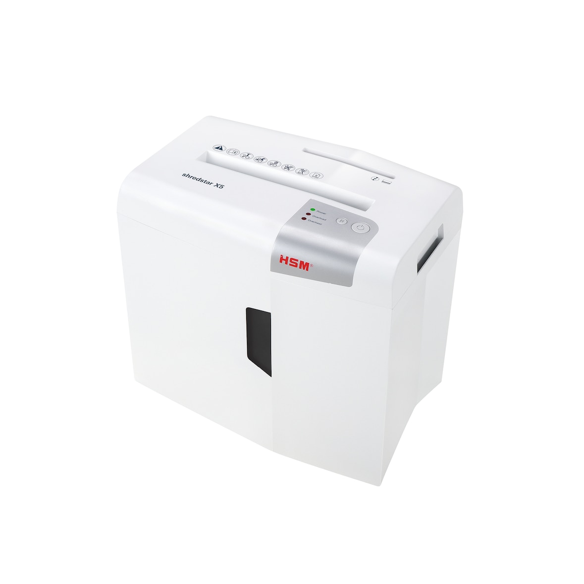 HSM Aktenvernichter shredstar X5 1043121 Partikel 4,5x30mm weiß
