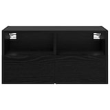 thumbnail of vidaXL TV-Wandschrank Schwarz Eichen-Optik 60 x 30 x 30 cm