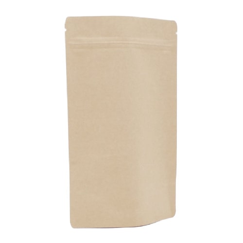 400 Doypack Bodenbeutel Standbodenbeutel aus Kraftpapier braun 300x370+160mm