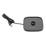 thumbnail of Olympia Lucca Tischlampe Quadratische Kuppel Grau 300mm