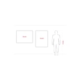 thumbnail of ALLBoards Bacheca in sughero rosa (cornice in legno) 60×40 cm