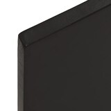 thumbnail of vidaXL Wandregal Dunkelbraun 40x10x2 cm Massivholz Eiche Behandelt