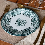 thumbnail of Novastyl - Lot 6 assiettes creuses faustine 22cm en grès vert
