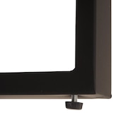thumbnail of TV-Rack HWC-L53, Fernsehtisch Lowboard TV-Tisch, Metall 42x120x44cm ~ Marmor-Optik grau