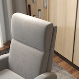thumbnail of HOMCOM sillón relax reclinable hasta 160° sofá reclinable moderno con reposapiés para salón dormitorio soporta hasta 120 kg 64x86x102 cm