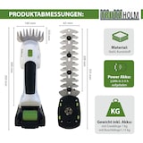 thumbnail of Akku Rasentrimmer 20 V 2-in-1 inkl. 2 x 2.0Ah Akku 10 cm Gras- und 20 cm Strauchklinge Akku Grasschere