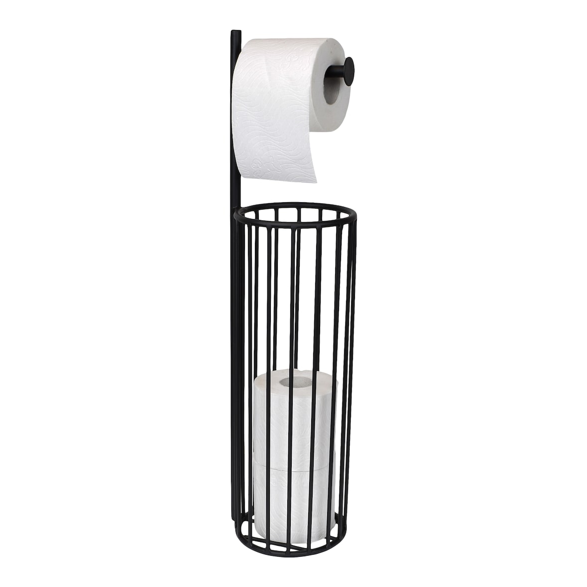 LOFT42 Wiro Toilettenpapierhalter - Metall - Schwarz - Freistehend