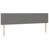 thumbnail of vidaXL Boxspringbett mit Matratze & LED Dunkelgrau 180x200 cm Stoff