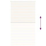 thumbnail of vidaXL Doppelrollo Marmorbeige 120x200cm Stoffbreite 115,9 cm Polyester