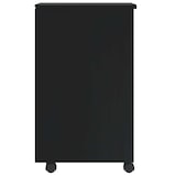 thumbnail of vidaXL Rollschrank mit Schubladen MOSS Schwarz Massivholz Kiefer
