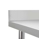 thumbnail of Table de travail de cuisine avec dosseret 80x60x93 cm Inox
