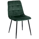 thumbnail of Set van 4 eetkamerstoelen Antibes Velvet groen