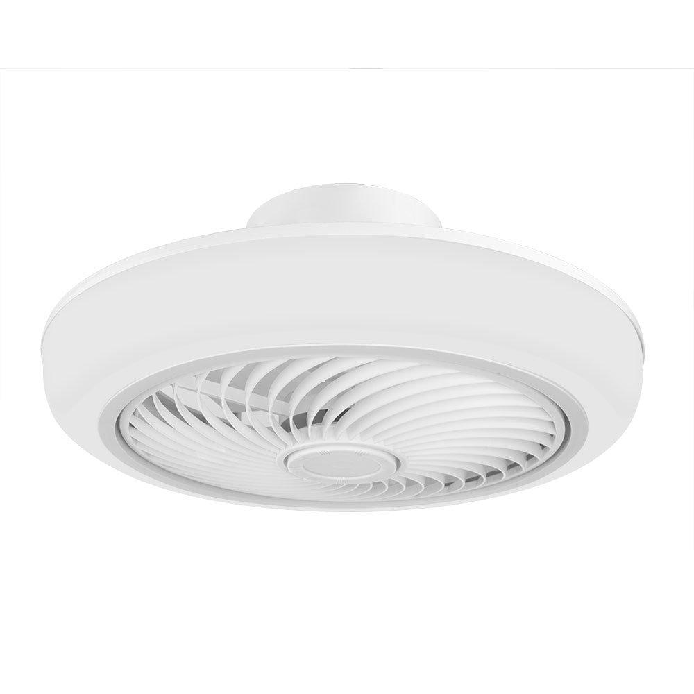 Ventilador de teto Orbegozo box fan com luz CP 12435, motor DC, 6 velocidades, controle remoto, temporizador, diâmetro 33 cm, 20 W