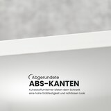 thumbnail of bümö Aktenregal & Schrank abschließbar, Büroschrank Regal & Schubladen Kombination Holz 80cm breit in Graphit/Weiß - Schrank für's Büro &