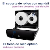 thumbnail of TORK | Dispensador de Papel Higiénico Mini Jumbo Negro T2 (cod. 555008)